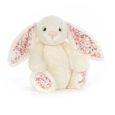 Jellycat Blossom Bunny Cherry | NINI and LOLI Jellycat Bunny, Blossom Cherry, Bunny Soft Toy, Blossom Print, Bunny Plush, Baby Store, Gifts For Nature Lovers, Powder Pink, Gorgeous Gift