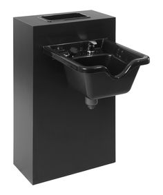 an image of a black water fountain