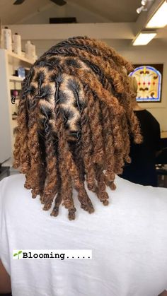 Circle Parts Locs, Locs Short Hairstyles For Women, Rope Twist On Short Locs, Loc Color Ideas Black Women Ombre, Loc Two Strand Twist Styles For Women, 2 Strand Twist Styles Locs, Two Strand Loc Styles, Faux Locs Hairstyles Short, Loc Highlights Black Women