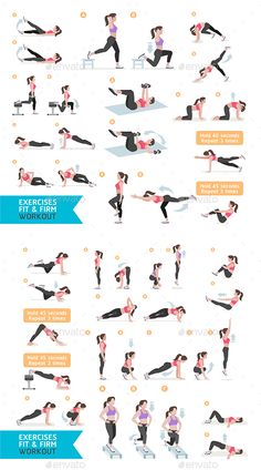 a woman doing yoga poses and exercises for the entire body - people characters character sheet