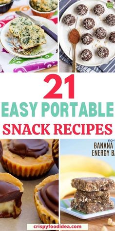 21 easy portable snack recipe ideas