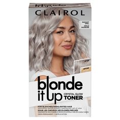 Radiant Opal Blonde it Up Toner Kit Clairol Professional Radiant Opal Blonde it Up Toner Kit  |  Sally Beauty Hair Styles Long Layers, Pearl White Hair, Hair With Grey Highlights, Blonde Hair With Grey Highlights, Diy Shea Butter, Haircuts For Oval Faces, Colorful Hair Ideas, Hair Color Silver, Clairol Hair Color