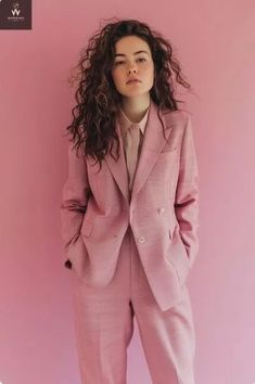 Pink Two Piece Suit for Women | eBay Pink Pantsuit Outfit, Bridesmaid Suits For Women, Pantsuit Outfit, Pink Suits Women, Pink Pantsuit, Pink Suits, Bridesmaid Suits, Women Suits Wedding, Pink Two Piece