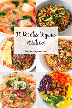 Recetas | Danza de Fogones Whole Foods Meal Plan, Food Meal Plan, Salad Recipes Easy, Vegan Asian Recipes, Vegan Recipes Videos, Vegan Asian, Vegan Salad Recipes, Vegan Salad, Vegan Recipe