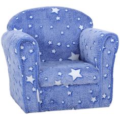 Transform your child's room into a magical wonderland with the Qaba Kids Sofa. This enchanting kids' couch features a luminous fabric adorned with stars that glow at night to capture your toddler's imagination. Offering soft foam, a wide backrest, and armrests, this toddler chair has comfy seating suitable for children 18-36 months old. Baby Couch, Toddler Sofa, Chairs Comfy, Kids Sofa Chair, Baby Sofa, Glowing Star, Kids Couch, Snuggle Chairs, Foam Sofa