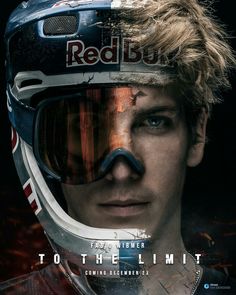 a man wearing a helmet and goggles in the movie to the limit