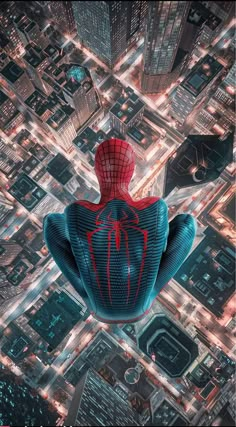 the amazing spider - man from above