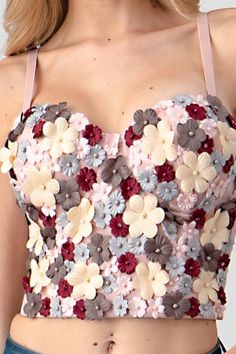 Fairy Vest, Boning Corset, Ivy Cosplay, Poison Ivy Cosplay, Bra Making, Corset Boning, Bead Flower, Rhinestone Top, Flower Top