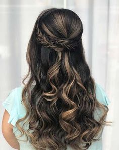 Beautiful Wedding Hair, Wedding Updos, Quinceanera Hairstyles, Easy Hairstyles For Medium Hair, Quince Ideas, Side Hairstyles, Happy Hair, Hair St