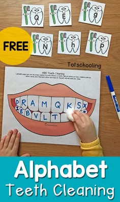 Teeth Cleaning Activity, Health Preschool, Dental Health Preschool, Dental Health Activities, Dental Health Month, Health Activities, Community Helpers, Tot School