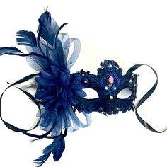 masquerade masks in blue. Simplistic for woman with a navy blue floral- destined to pop out at any event, wedding etc This masquerade mask is great for any occasion. Navy Masquerade Mask, Royal Blue Masquerade Mask, Navy Blue Masquerade Mask, Adjustable Masquerade Mask For Wedding Carnival, Blue Masquerade Mask For Halloween Party, Adjustable Blue Costume Accessories For Costume Party, Elegant Blue Masquerade Mask For Parties, Elegant Mask For Carnival, Elegant Carnival Mask Costume Accessory