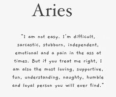 an old poem written in black and white with the words aries on it's side