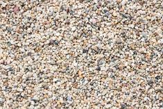 gravel is shown with small rocks on it