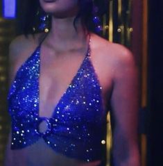 #fashion #euphoria #aesthetic Purple Sparkly Outfit, Euphoric Clothes, Glitter Outfit Aesthetic, Maddy Perez Aesthetic, Euphoria Glitter, Outfit Euphoria, Purple Sparkly Dress, Euphoria Outfits, Euphoria Aesthetic