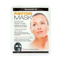 Purifying Charcoal Sheet Mask (Single) for just $3.49 Olive Leaf Extract, Papaya Fruit, Hot Rollers Hair, Charcoal Face Mask