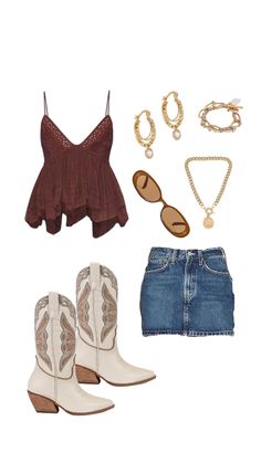 summer fashion inspo #fashion #fashionaesthetic #summeroutfit #summerfashion #boho #bohemian #costalgranddaughter #costalcowgirl Philly Outfits Summer, Country Consert Outfits, Pop Concert Outfit Ideas Summer, Costal Cowgirl Concert Outfits, Hoizer Concert Outfit Ideas, Rodeo Outfits Summer, Bohemian Festival Outfit, Noah Kahan Concert Outfit Summer, Casual Coachella Outfits