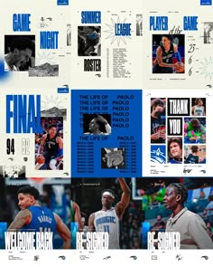 the final roster for the 2012 - 13 college basketball season is shown in blue and white