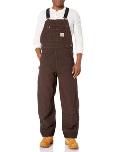 PRICES MAY VARY. 12-ounce, 100% cotton ringspun washed duck Adjustable front-elasticsuspenders with webbing slider on straps Stretch side panels for more precise fit with Cordura reinforced kick panels 3M Thinsulateinsulation throughout legs with ankle-to-knee leg zippers Triple-stitched main seams Henley With Suspenders, Overall Men Outfits Street Styles, Men’s Carhartt Overalls, Overalls Outfit Brown, Farm Clothes Men, Fall Fashion Men 2024, Dickies Overalls Outfit Men, Hadestown Ensemble, Worker Outfit Men