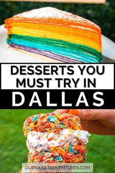 desserts you must try in dallas, texas with the caption's title