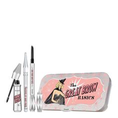 Benefit Cosmetics The Great Brow Basics. Shade 2 All-In-One Brow Filling, Defining & Volumizing Kit. What's Inside: (1) Full Size- Goof Proof Brow Pencil For Easy, Fast Filling. (1) Mini Size- Precisely, My Brow Pencil For Natural Looking Hair Like Strokes. (1) Full Size- Gimme Brow For Full Volume Instantly. Shade 2 Light All Brand New In The Box Retail $36 Goof Proof Brow Pencil, Benefit Gimme Brow, Precisely My Brow Pencil, Benefit Brow, Gimme Brow, Fill In Brows, Benefit Makeup, Brow Kit, Waterproof Eyebrow