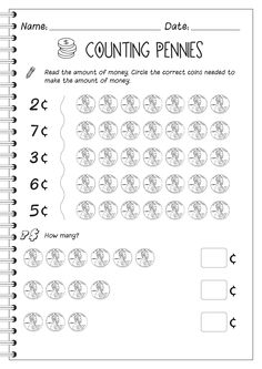 the counting worksheet is filled with numbers and symbols to help students learn how to count