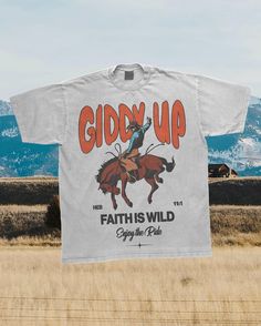 Graphic Tee Shirt Outfit, Shirt Outfit Ideas, Tee Shirt Outfit, Christian Graphic Tees, Christian Shirts Designs, Youth Pastor, Western Tee, Western Graphic Tees, Modern Western