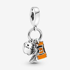 Symbols of New York City Dangle Charm | Sterling silver | Pandora US Travel Charms, Pandora Bracelet Charms, Pandora Style, Dangle Charms, Pandora Bracelet, Low Quality, Service Provider, Sterling Silver Charm, Pandora Charms