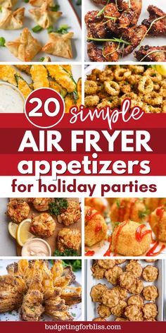 air fryer appetizers for holiday parties