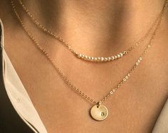 Delicate Layered Necklace, Triangle Necklace, Pearl Choker Necklace, Gold Necklace Layered, Pearl Choker, Delicate Necklace