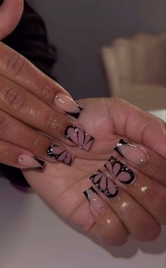 Colored Acrylic Nails, Girly Acrylic Nails, Her Nails, Work Nails, Short Square Acrylic Nails, Dope Nail Designs, Acrylic Nails Coffin Pink