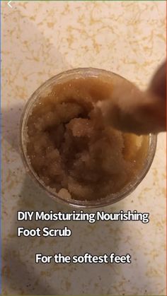 Our DIY moisturizing nourishing foot scrub has a three pronged approach: dead skin removal, problem targeting, and nourishment. This scrub will leave your feet ultra soft and smooth. 

#Footscrub #footcare #diy #podiatry #scrub #scrubrecipe #footscrubs #selfcare #bodycare #bodycareproducts #bodycareproducts 
 • Diy Leg Scrub, Foot Mask Diy, Exfoliating Scrub Diy, Exfoliate Legs, Remedies For Cracked Heels, Heel Scrub, Foot Scrub Recipe, Dry Legs