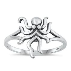 Promise Octopus Ring 925 High Polished Beach Sterling Silver Band Jewelry Female Male Unisex Size 5 All our silver jewelry is crafted from .925 silver also commonly referred to as sterling silver. Sterling silver is the standard for beautiful high-quality silver jewelry and cannot be replicated by lower priced silver plated jewelry. It is 92.5% pure silver, mixed with alloys to add strength and durability to stand the test of time. Keep your fine jewelry shiny and elegant by storing it properly. Octopus Ring, Tarnish Remover, Female Male, Band Jewelry, Silver Plated Jewelry, Sterling Silver Bands, Pure Silver, Silver Band, Plastic Bag