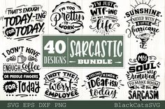 the bundle of 40 hand lettering styles for svg epsf and dxf