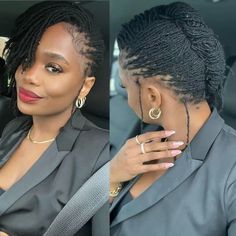 Microlocs Updo Styles, Short Micro Locs Styles, Braided Loc Updo, Dreadlocks Hairstyles For Ladies, Loc Sprinkles, Micro Locks, Loc Updos, Sisterlocks Styles Updo, Loc Beads