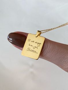 Custom Handwriting Necklace, Actual your Own Handwriting, 14k Gold Engraved Pendant, Personalized Signature Jewelry, Perfect Gift - Etsy Minimalist Custom Engraved Necklace For Gift, Minimalist Engraved Custom Necklace For Gift, Minimalist Custom Engraved Necklace As Gift, Minimalist Engraved Custom Necklace As Gift, Signature 14k Gold Jewelry Gift, Signature 14k Gold Jewelry As Gift, 14k Gold Signature Jewelry Gift, 14k Gold Signature Jewelry As Gift, Signature Style Engraved Necklace For Gift