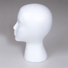 STYROFOAM HEAD FORM - TWC- The Wig Company Wig Forms, Synthetic Wig Care, Wig Styling Tips, Ringlet Curls, Styrofoam Head, Volumizing Mousse, Wig Care, How To Wear A Wig, Wig Companies