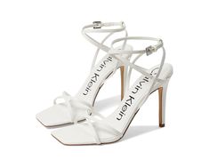 Calvin Klein Tegin | Zappos.com Calvin Klein Heels, Shopping Pictures, White Calvin Klein, Fashion Shoes Heels, Calvin Klein Shoes, Calvin Klein Woman, White Shoes, Bridal Shoes, Womens Calvin Klein