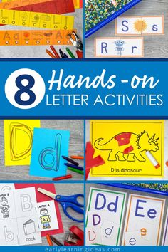 the 8 hands on letter activities for kids