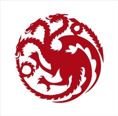 the house targarn symbol from game of thrones is shown in this image