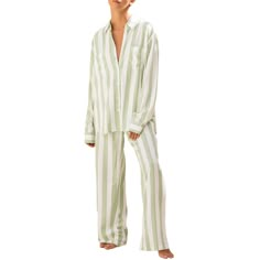 PRICES MAY VARY. Material:Women Y2k stripe floral fruit print 2 piece pajama lounge set,2 piece pajamas set long sleeve shirt pants set is made of high-quality polyester&cotton. soft, lightweight,stretchy,cozy and breathable,relaxed fit to wear.Women's printed 2 piece pajama set,lounge sets for women 2 piece long pants sets,women y2k loungewear set,two piece sets for women pajamas,women 2 piece floral pajamas set,cute matching pj set for women two outfit is great for spring,summer,fall,winter De Grunge Style Outfits, Comfy Y2k, Floral Pajama Set, Pyjamas Womens, Chic Summer Outfits, Shirt Pant Set, Striped Pyjamas