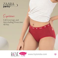 Say goodbye to skin irritation and discomfort. With high waist coverage and soft fabric, enjoy a smooth fit this winter.

Product Shown :- Riza Zaara Panty

#TryloIndia #TryloIntimates #RizaIntimates #RizabyTrylo #Rizapanty #Rizazaarapanty