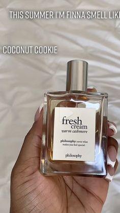 Fresh Cream Warm Cashmere, Cashmere Perfume, Philosophy Fresh Cream, Coconut Cookie