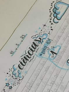 a close up of some type of paper with writing on it and stars around the edges