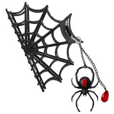 Spider Charm Web Claw Clip Black Spider Clothing, Claw Clip Black, Black Metal Fashion, Lazy Hair, Lazy Day Hairstyles, Hair Accessories Red, Best Fiends, Wallet Chains, Gothic Hairstyles