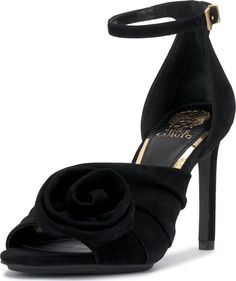 PRICES MAY VARY. Sandals Suede Upper Heel Height (IN) 3.5 Stiletto Heel Open Round Toe Heels For A Black Dress, Black Dress Shoes For Women, Wedding Guest Heels, Event Shoes, Black Open Toe Heels, Pretty Heels, Velvet Sandals, Dressy Shoes, Classy Shoes