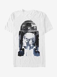 Star Wars R2D2 Holographic Projector T-Shirt, WHITE, hi-res Chewie Star Wars, Star Wars Han Solo, Star Wars Episode Iv, Star Wars Luke, Dark Side Star Wars, Shirt Display, Star Wars R2d2, Star Wars Light Saber, Rey Star Wars