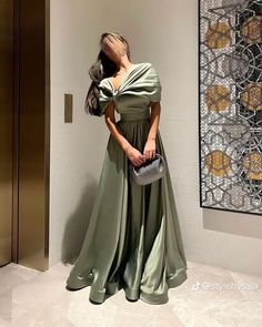 Pleated Dress Formal, Pleated Satin Dress, Floor Length Prom Dresses, Evening Gowns Elegant