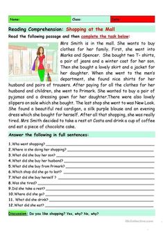 reading worksheet for children with pictures and words to describe the subject in this text