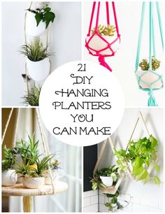 hanging planters you can make