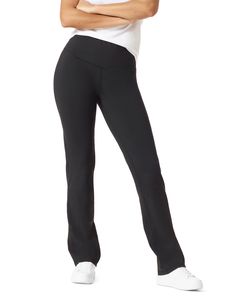 Hi-Rise Flared Yoga Legging Versatile Stretch Yoga Pants With Hip Pockets, Stretch Mid-rise Yoga Pants With Hip Pockets, Stretch Mid-rise Activewear With Hip Pockets, Sporty Stretch Yoga Pants With Hip Pockets, Athleisure Stretch Yoga Pants With Hip Pockets, Stretch Yoga Leggings With Hip Pockets, Yoga Leggings With Hip Pockets And Stretch, Stretch Yoga Pants With Hip Pockets For Workout, Fitted Casual Leggings With Hip Pockets